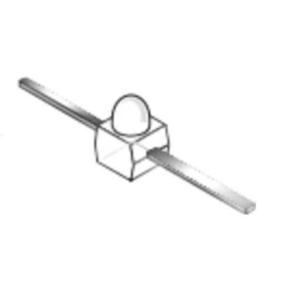 HLMP6505AGR LED Uni-Color Green 565nm 2-Pin SMD, Cut Tape, RoHS