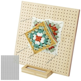 1 Set of Crochet Square Blocking Board Crocheting Blocking Board