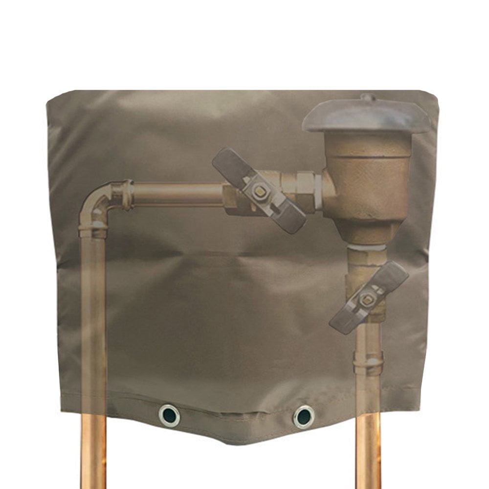HLONK Backflow Preventer Insulation Cover Insulated Pouch for Winter Pipe Freeze Protection
