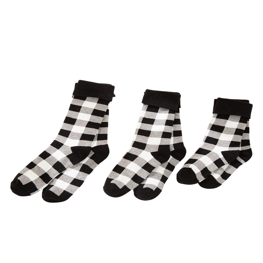 HLONK Christmas ParentChild Stockings Tights Snowflake Santa Claus