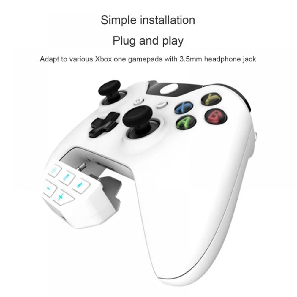 HLONK Controller Handle Sound Enhancer Stereo Headset Adapter Headphone