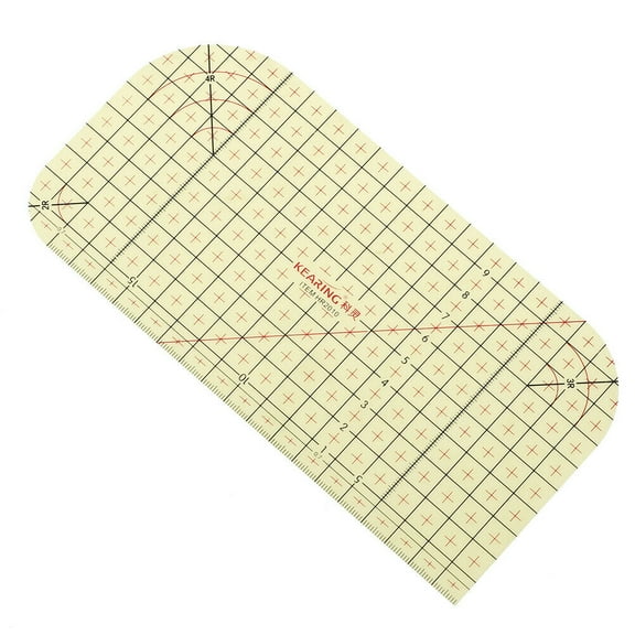 HLONK Craft Hot Hem Ruler for Quilting High Heat Resistant Clothes Making DIY Tools (Size:30*10 cm)