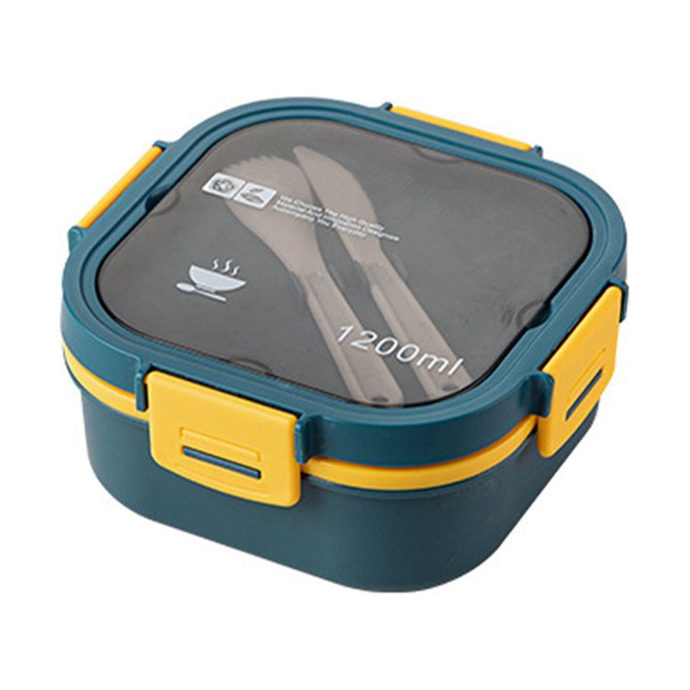 HLONK Leakproof Lunch Box With Removable Divider Food Storage Box