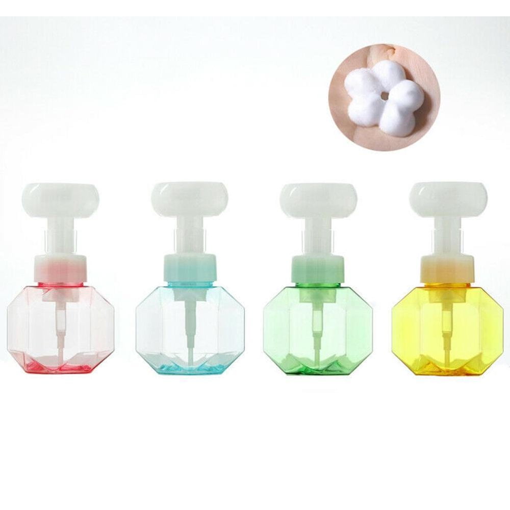 HLONK Plastic Foam Pump Bottle Flowershaped Kettles Separate Bottling