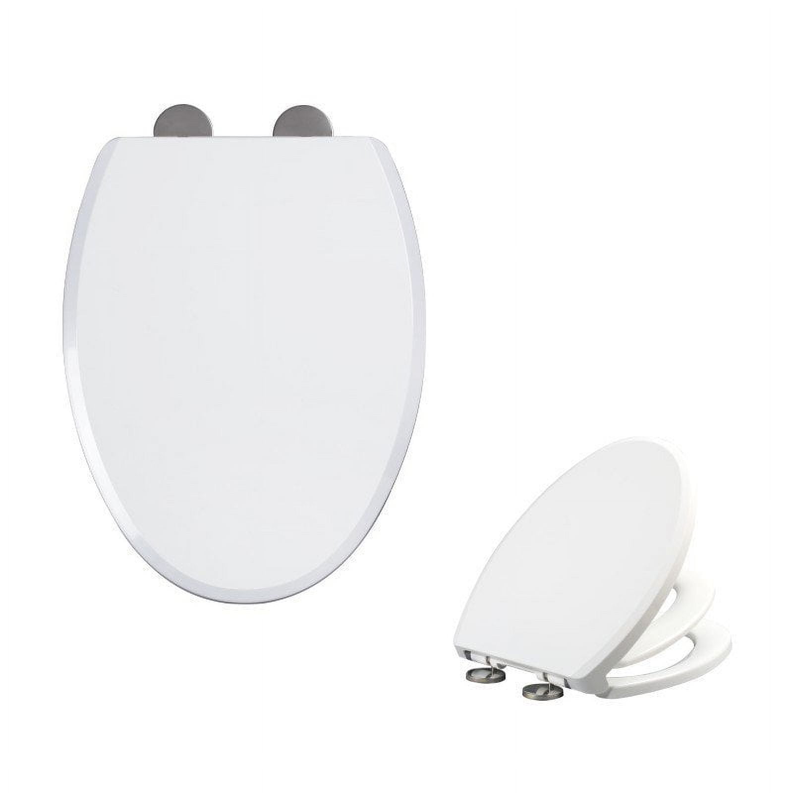 HLONK Toilet Seat with Toddler Toilet Seat Built in Potty Training