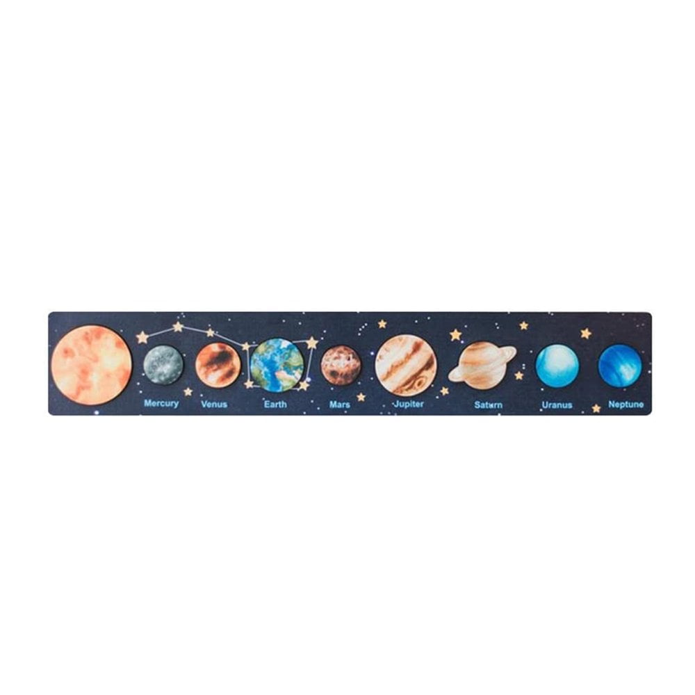 HLONK Wooden puzzle puzzle solar system tray puzzle game wooden Christmas crafts puzzle