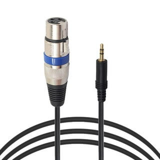 Zerone 10FT 3 Pin XLR Connector Female to 1/8 3.5mm male Stereo Jack  Microphone Audio Cord Cable,F/M Mic Cable, F/M Microphone Cable