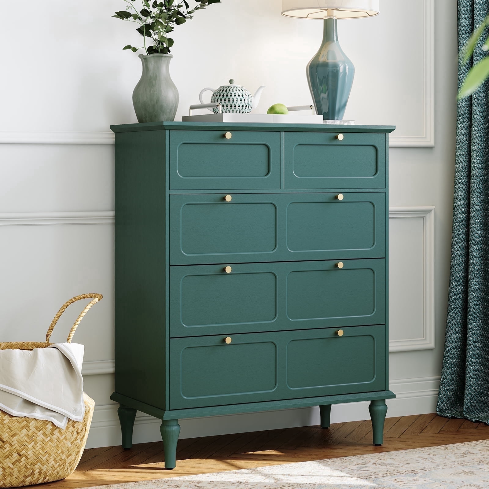 green farmhouse dresser 40