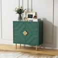 thumbnail image 1 of HLR Modern Accent Storage Cabinet with 2 Doors, Kitchen Buffet Sideboard for Dining Room, Green, 1 of 8