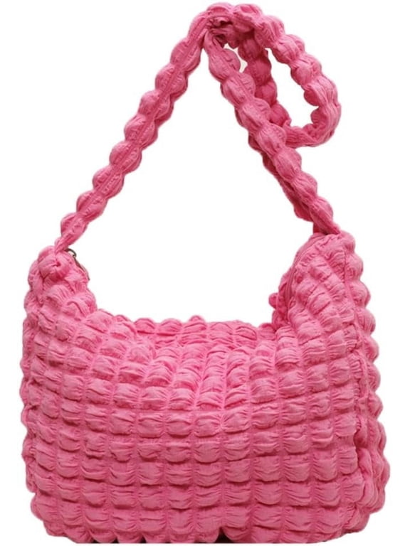 Bubble Hobo Bags Women Cloud Shoulder Bag Trendy Crossbody Purse Summer Puffer Beach Bag Cute Travel Work Tote Bag
