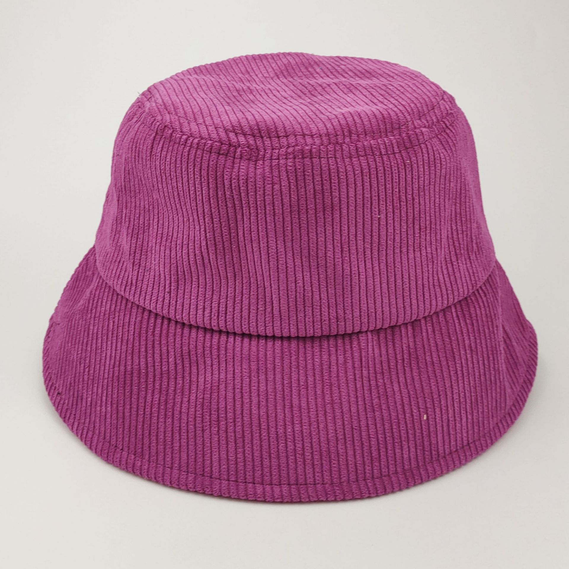HLSOHJP High Quality Corduroy Bucket Hat Winter Fashion Classic Cap