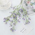 HLSOHJP Purple Gypsophila Artificial Flowers For Wedding Home Decor DIY
