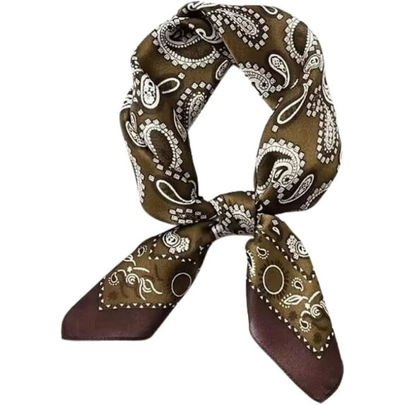 HLSOHJP Satin Scarves Women Fashion Silk Head Scarf Neck Scarves Headwrap Scarf Headscarf Headband Purse Accessories