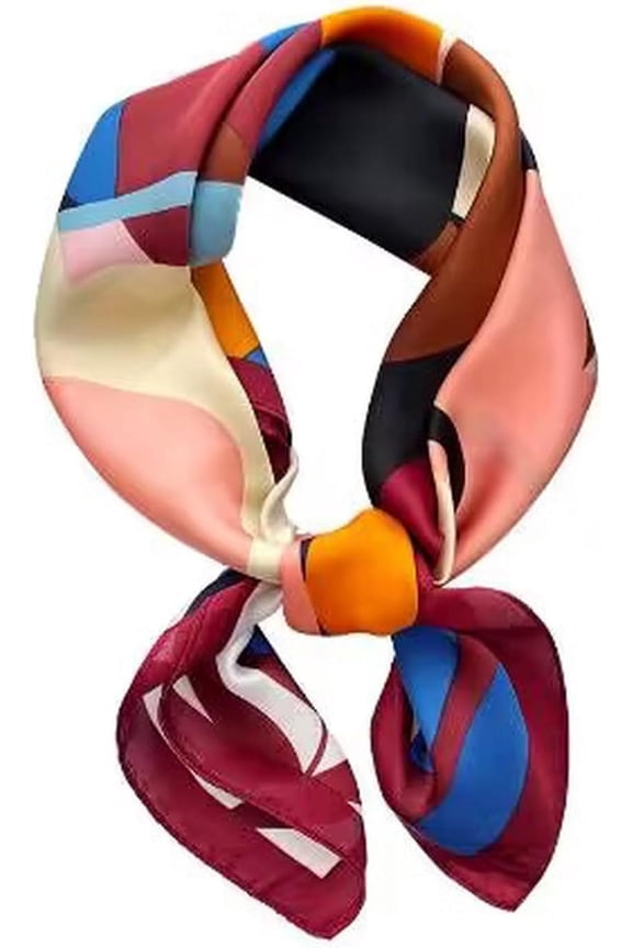 Satin Scarves Women Fashion Silk Head Scarf Neck Scarves Headwrap Scarf Headscarf Headband Purse Accessories