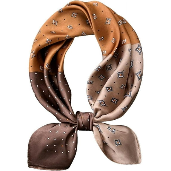 HLSOHJP Satin Scarves Women Fashion Silk Head Scarf Neck Scarves Headwrap Scarf Headscarf Headband Purse Accessories