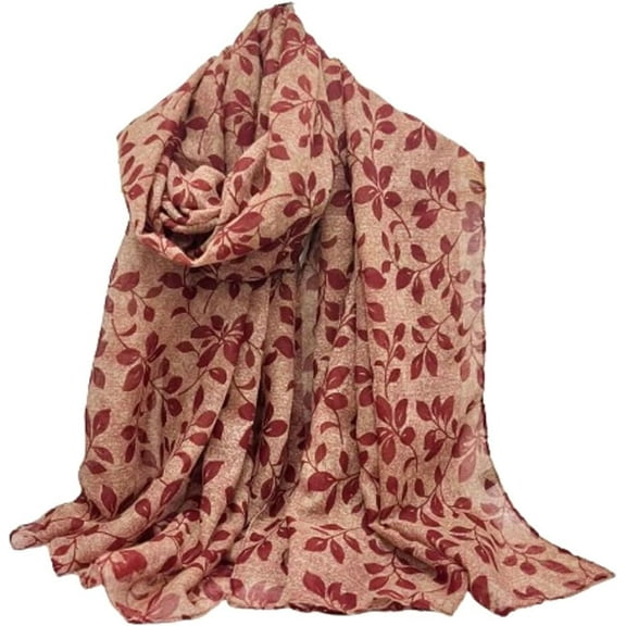 HLSOHJP Scarf for Women Silk Fashion Scarf Floral Print Scarves Women Pashmina Shawl Wraps Spring Summer Scarf