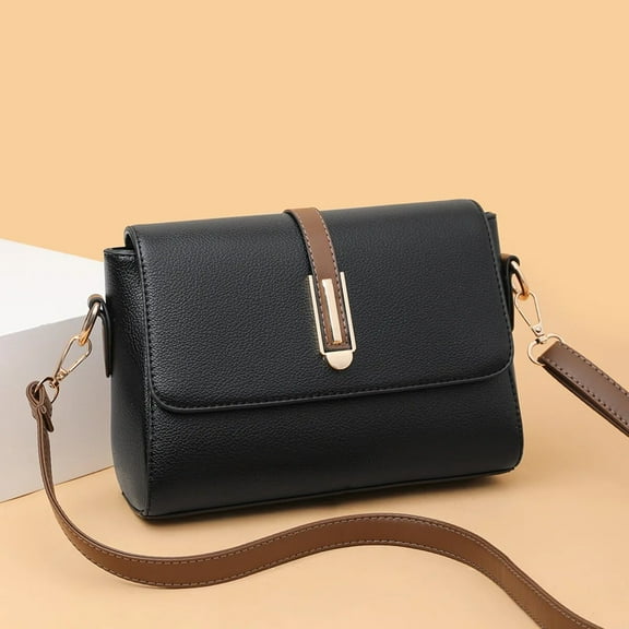 HLSOHJP Spring New Fashion Crossbody Bag Soft PU Leather Messenger Bag Versatile Sling Shoulder Women's Bag Small Handbags