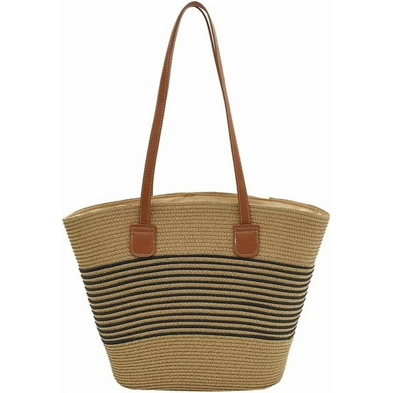 HLSOHJP Straw Hobo Bags Women Basket Shoulder Bag Crossbody Purse Summer Beach Bag Cute Work Travel Top-Handle Handbag