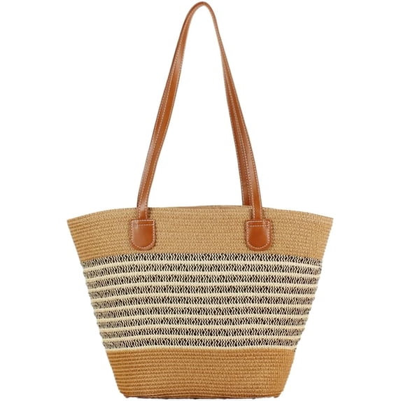 HLSOHJP Straw Hobo Bags Women Vintage Shoulder Bag Crossbody Purse Summer Beach Bag Cute Work Travel Top-Handle Handbag