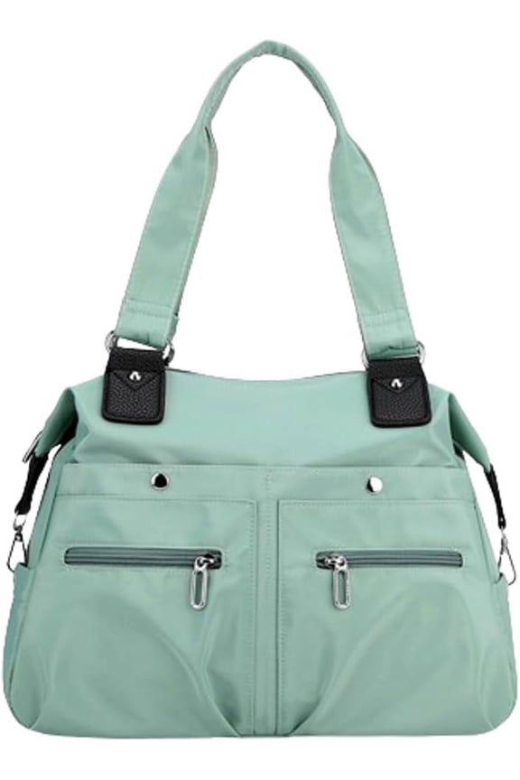 Tote Bag Women Nylon Shoulder Bag Waterproof Hobo Bag CrossBody Purse Cute Satchels Multi Pocket College Travel Work