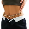 thumbnail image 1 of HLSOHJP Women Star Waist Chain Belt Gold Silver Chain Belt Body Chains Jewelry for Dress Waist Belt Belly Belt, 1 of 8