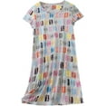 thumbnail image 1 of HLSOHJP Women's Cotton Nightgown Short Sleeve Cartoon Printed Sleep Dress Soft Summer Sleepwear Nightdress, 1 of 2