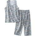 thumbnail image 1 of HLSOHJP Women's Cute Soft Tank Pajama Set 2 Piece Cami Pant Lightweight Family Summer Cotton Thin Pj Set, 1 of 4