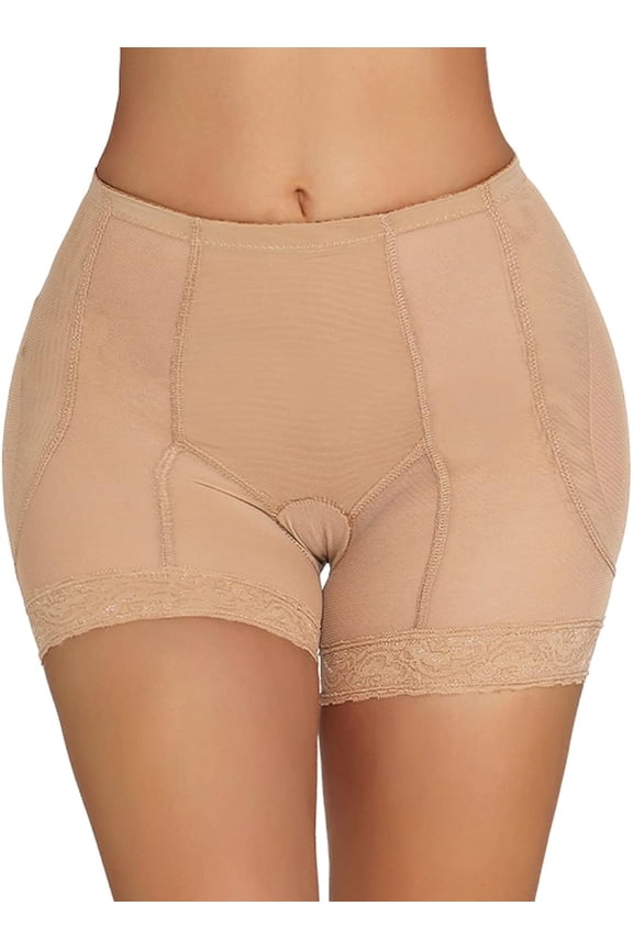Women's Hip Pads Shapewear Padded Underwear Shaping Thigh Shorts Dip Enhancer Butt Lifter