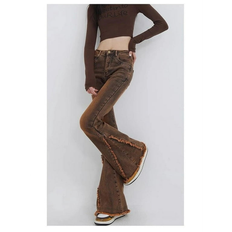 High Waist Type A Patchwork Bottoms High Waist Type A Patchwork Bottoms