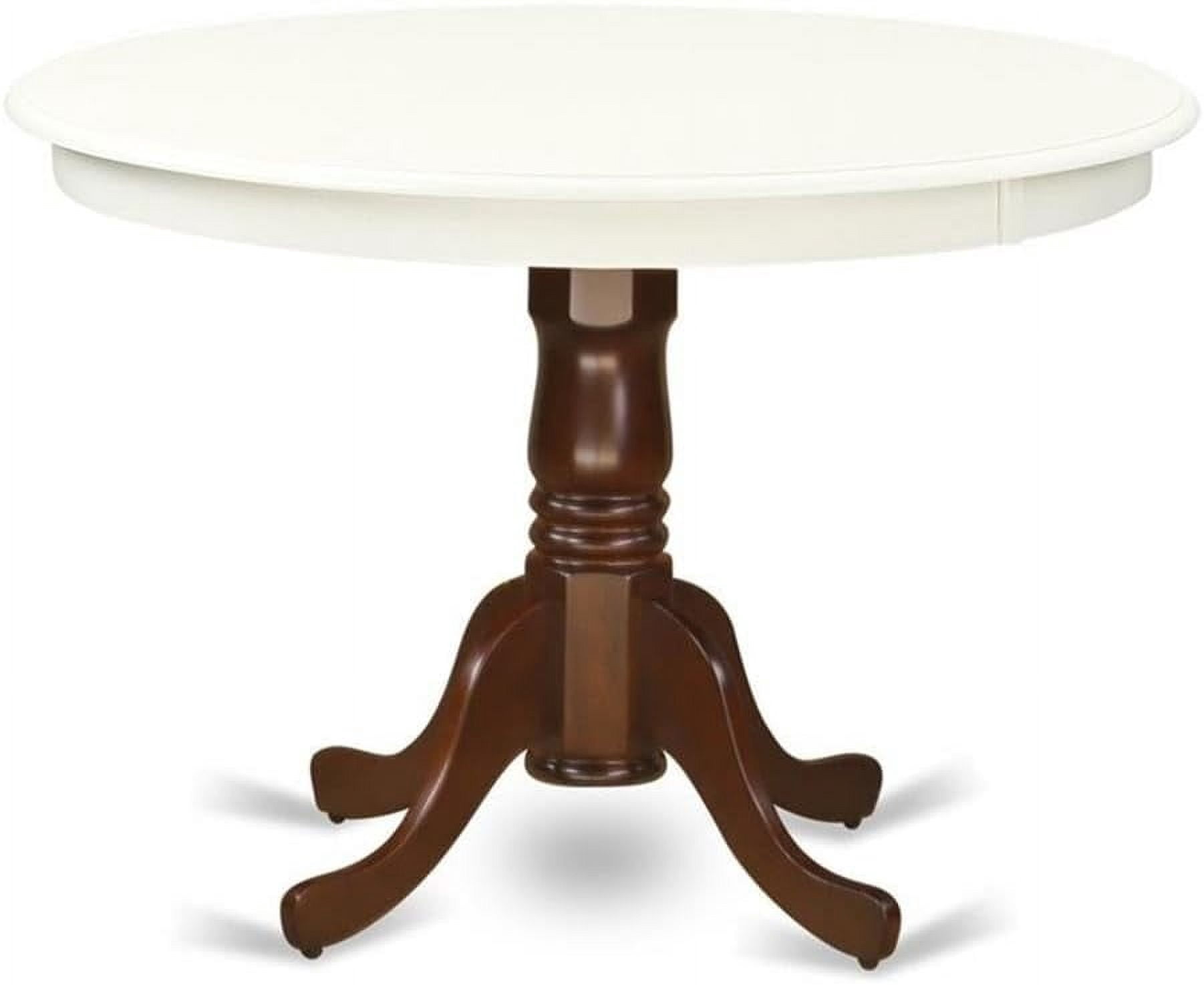 HLT-BCH-TP Hartland Dining - Round Wooden Top with Pedestal Base 42x42 ...