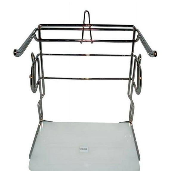 Hilex Poly 9599135 14.7 x 12.25 x 10.95 in. T-Shirt Bag Dispenser Rack Metal & Plastic -