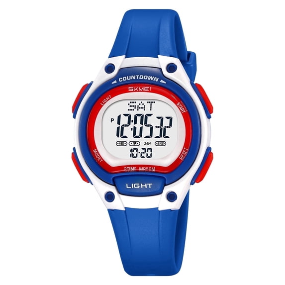 SKMEI Digital Watch Sport Outdoor Multifunctional Chronograph LED 50 M Waterproof Alarm Calendar for 3-15 Year Old