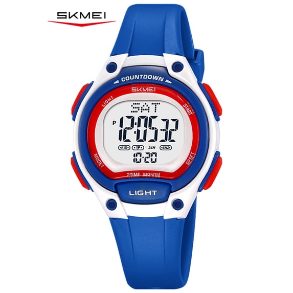SKMEI Digital Watch Sport Outdoor Multifunctional Chronograph LED 50 M Waterproof Alarm Calendar for 3-15 Year Old