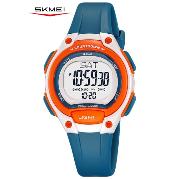 SKMEI Digital Watch Sport Outdoor Multifunctional Chronograph LED 50 M Waterproof Alarm Calendar for 3-15 Year Old