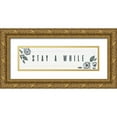 thumbnail image 1 of HM Design 24x9 Gold Ornate Wood Framed with Double Matting Museum Art Print Titled - Simple Nature IV-Stay Awhile, 1 of 4