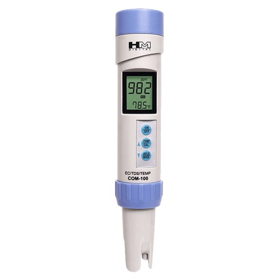 HM Digital COM-100 Waterproof Combo Meter for EC, TDS and Temperature, 1-Pack