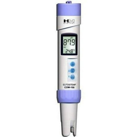 HM Digital HMDCOM100 Waterproof EC/TDS And Amp Temperature Combo Meter