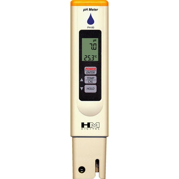 HM Digital PH-80 Handheld Hydro Tester pH and Temperature Tester