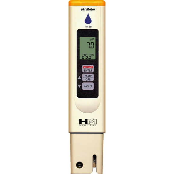 HM Digital PH-80 Handheld Hydro Tester pH and Temperature Tester