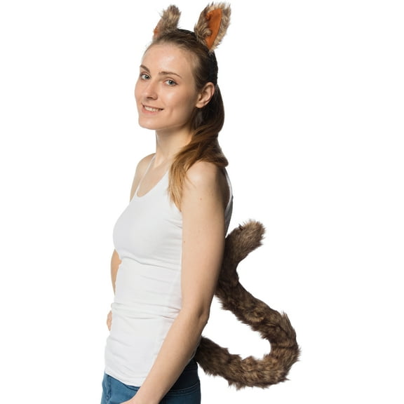 HM Smallwares Adult's Ears And Tail Squirrel Costume Accessory Set