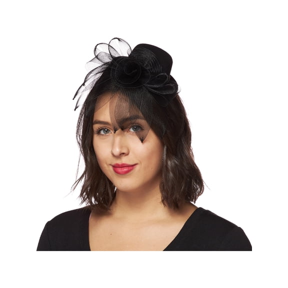 Fan Trim Fascinator Costume Accessory