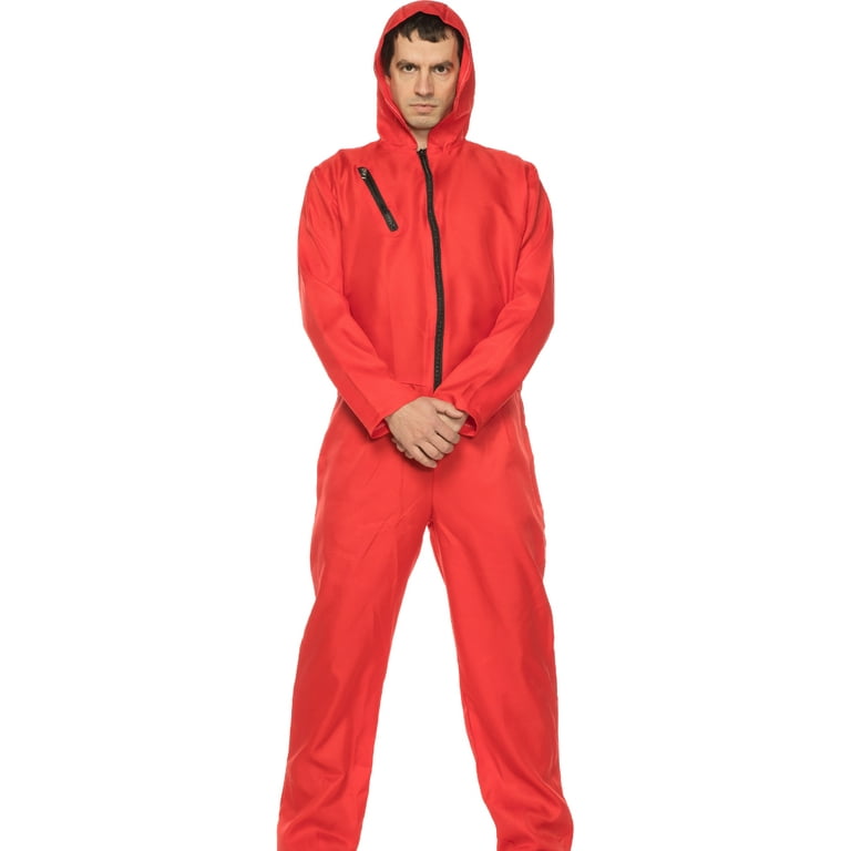 Bank Robber Jumpsuit Red Bank Robber Jumpsuit Red