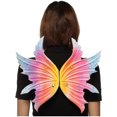 thumbnail image 1 of HM Smallwares Supersoft Faerie Cosplay Fantasy Fairy Rainbow Wings Costume Accessory, 1 of 2
