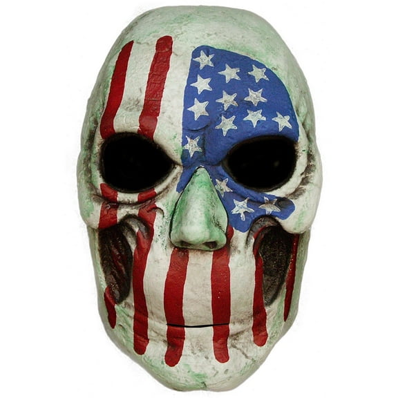 USA Skull Night Attacker Mask Costume Accessory