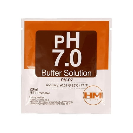 HM digital PH 7.0 Buffer solution PH-P7 (20 ml) 1-Pack