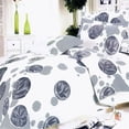 thumbnail image 1 of HM01-2/CFR01-2/PLW01x2 White Gray Marbles 7 Piece Full Bed in a Bag, 1 of 1