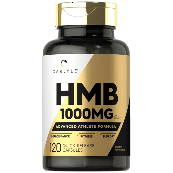 HMB Supplement 1000 mg | 120 Capsules for Men and Women | by Carlyle