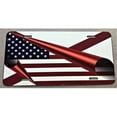 thumbnail image 1 of HMC  American Alabama Flag Front Aluminum License Plate, 1 of 1