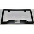 thumbnail image 1 of HMC HMC-APFS-AMERFLGSMALL-B Small American Flag Aluminum License Plate Frame - Black, 1 of 1