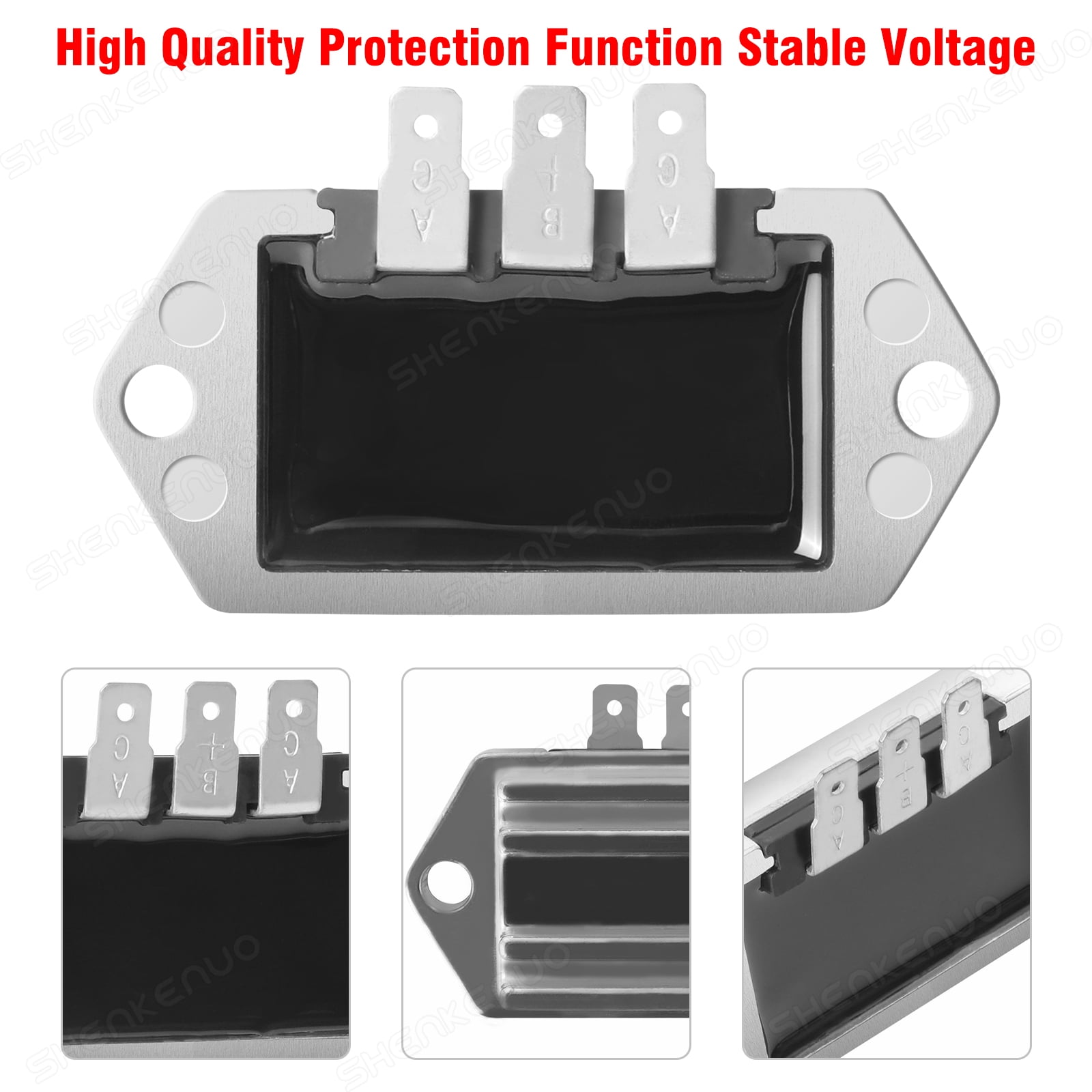 AHL Voltage Regulator Rectifier For Kohler 41 403 10-S Most Part # & 8-25 HP Engines, 234279 25-755-03S 41-403-05 41-403-09 JD AM102596 AM106357